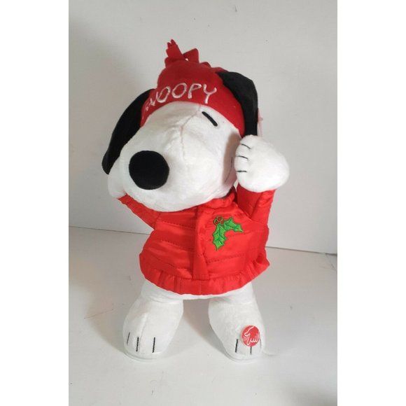 Peanuts Holiday Nwt Porch Door Greeter Holiday Christmas Plush